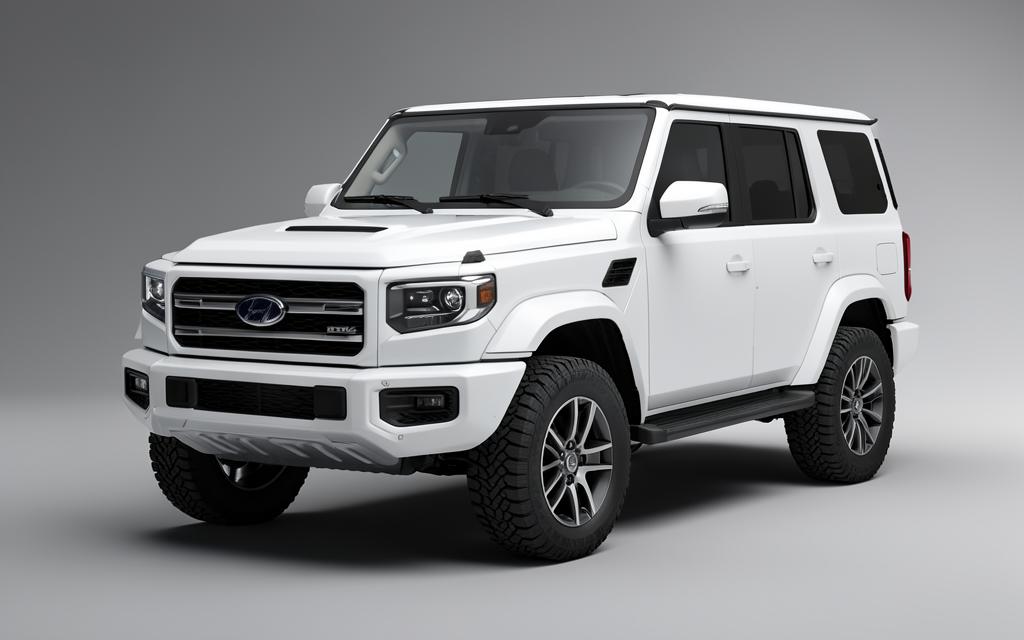 Toyota Land Cruiser 300 stylised render